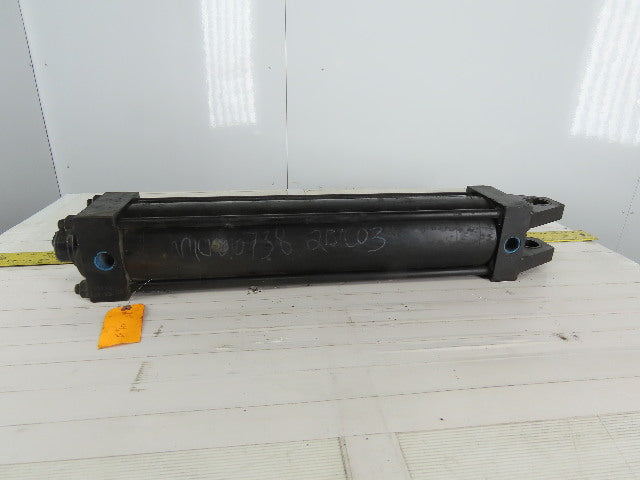Hydraulic Tie Rod Cylinder 4" Bore 20" Stroke Double Acting Clevis End