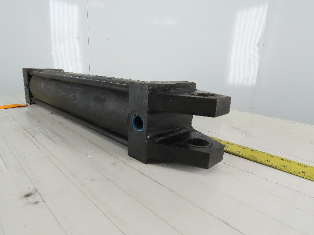 Hydraulic Tie Rod Cylinder 4" Bore 20" Stroke Double Acting Clevis End