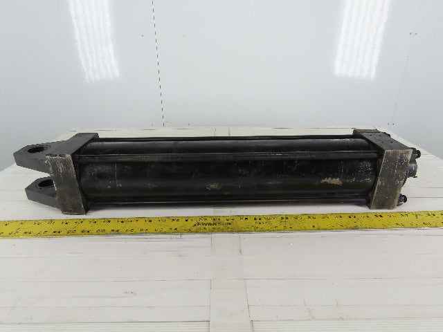 Hydraulic Tie Rod Cylinder 4" Bore 20" Stroke Double Acting Clevis End