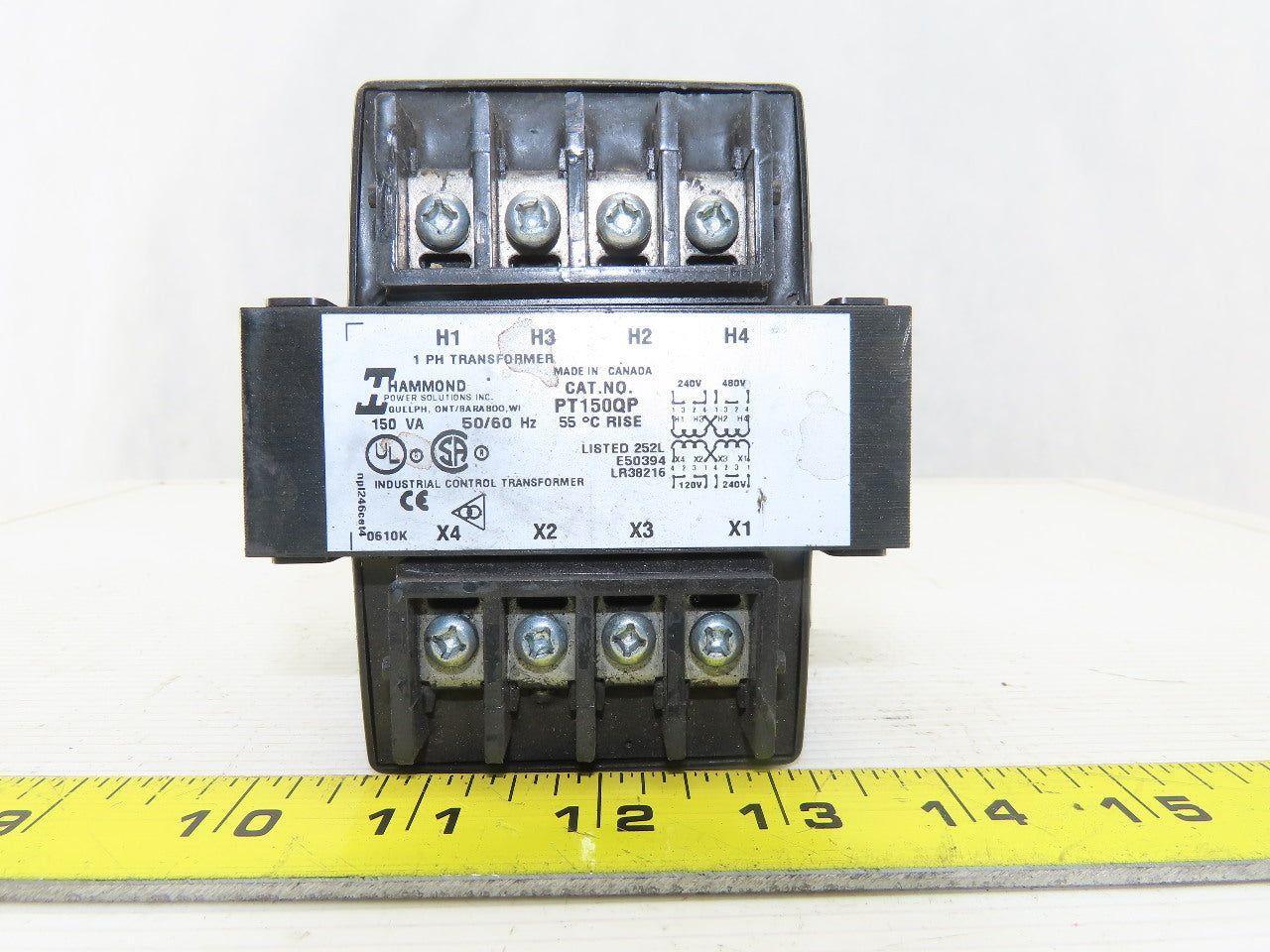 Hammond PT150QP General Purpose Transformer 240/460V Primary 120/240 Secondary