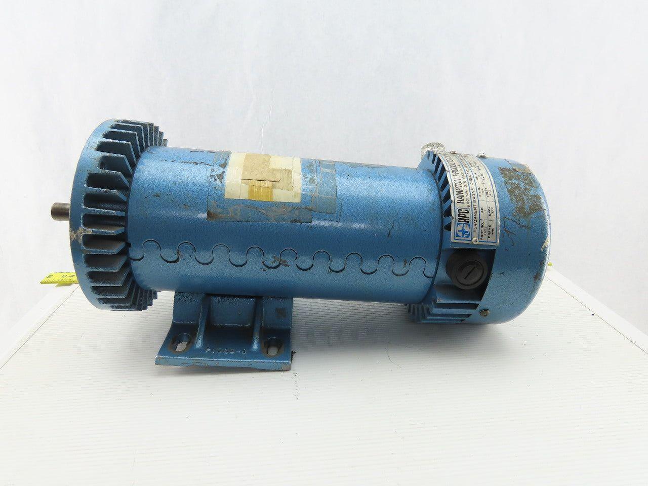 Hampton Products 03212 Permanent Magnet 1Hp DC Motor 1800RPM 0/100V