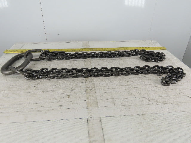 ACCO 77C3054 Double Basket Continuous Chain Sling 3/8" X 4'5" 17100Lb at 60°