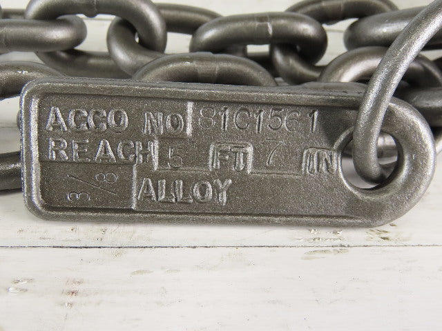 ACCO 81C1561 Double Basket Continuous Chain Sling 3/8" X 5'7" 11400Lb at 60°