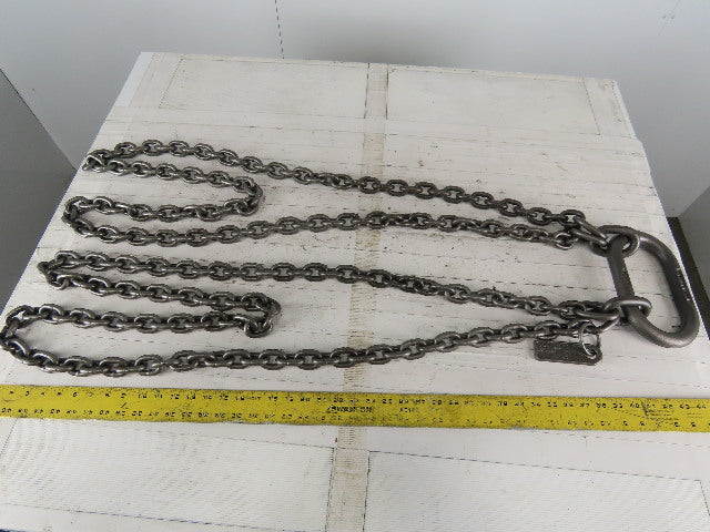 ACCO 81C1561 Double Basket Continuous Chain Sling 3/8" X 5'7" 11400Lb at 60°