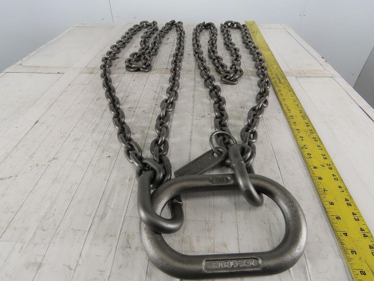 ACCO 90T4693 Double Basket Continuous Chain Sling 3/8" X 6'1" 18500Lb at 60°