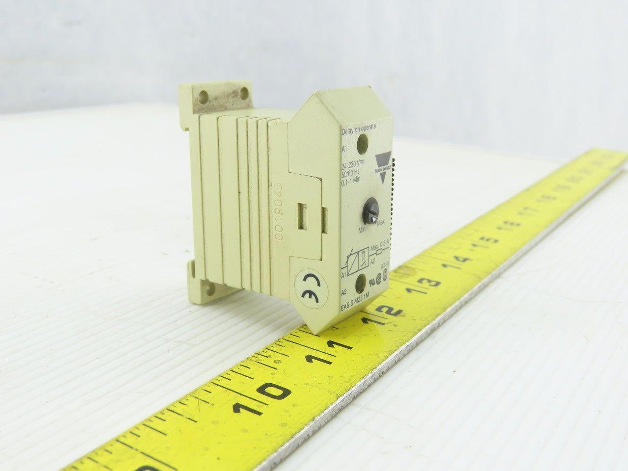 CARLO GAVAZZI ECSSM231M Mini Timer Delay On 0.1-1 Min 24-230V