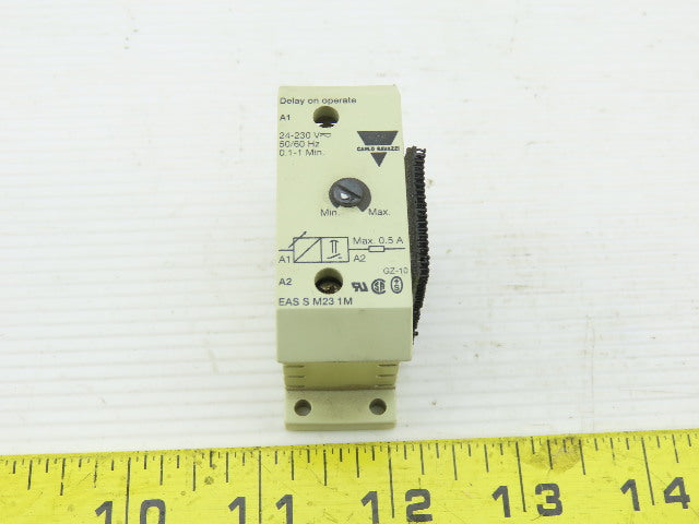 CARLO GAVAZZI ECSSM231M Mini Timer Delay On 0.1-1 Min 24-230V