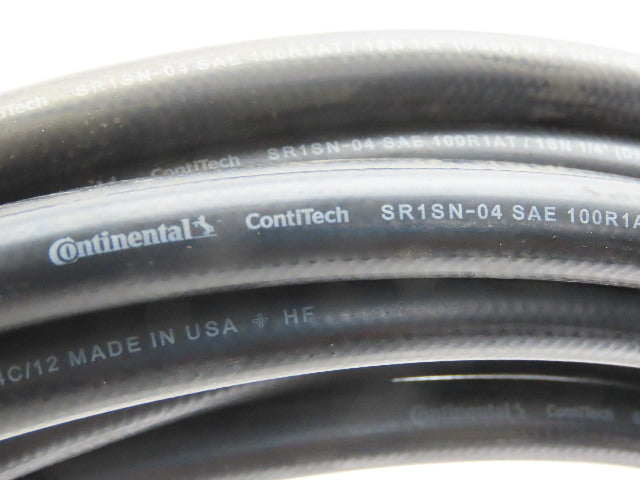 Continental SR1SN-04 ContiTech 1/4" WP 3270 PSI Hydraulic Hose 50'