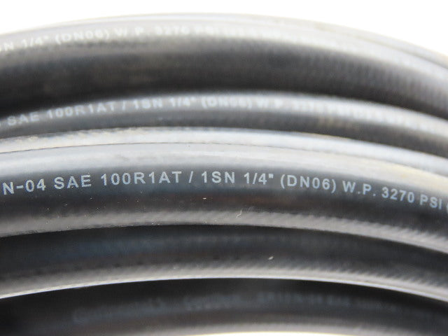 Continental SR1SN-04 ContiTech 1/4" WP 3270 PSI Hydraulic Hose 50'