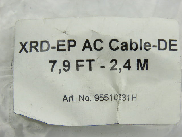 VDE 95510331H ParkerElmer European 2 Prong VDE Power Cord