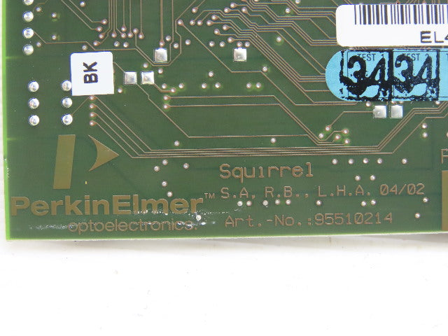 Perkin Elmer EL477526 PC Communication Board Assembly