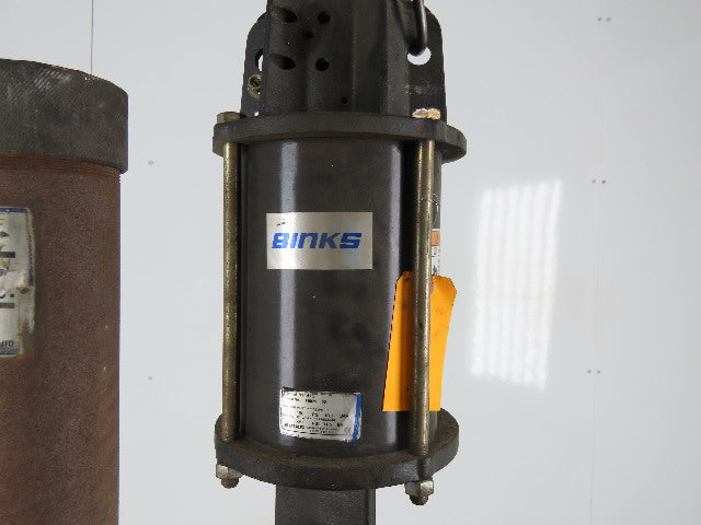Binks 814410 Infinity 3:1 Four-Ball Pneumatic Pump 300PSI W/ Lift Cylinder Aro