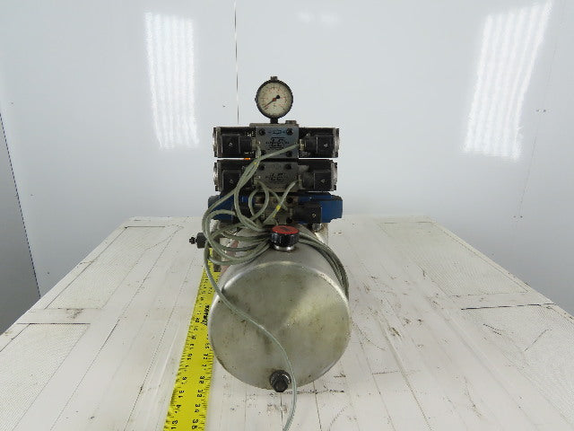 Hydro Pneumatics PMC 6 3 RVI OM1 G1 Hydraulic Power Unit W/Valve Stack 460V 3Ph