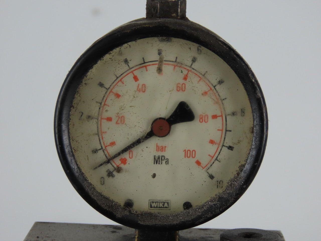 Hydro Pneumatics PMC 6 3 RVI OM1 G1 Hydraulic Power Unit W/Valve Stack 460V 3Ph