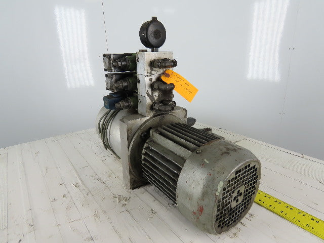 Hydro Pneumatics PMC 6 3 RVI OM1 G1 Hydraulic Power Unit W/Valve Stack 460V 3Ph
