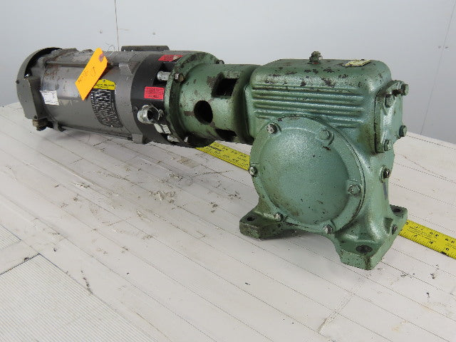 Perfection Gear MTL12683S 2Hp 180VDC Gear Motor 25:1 W/ERS49/180 Brake CDP3585