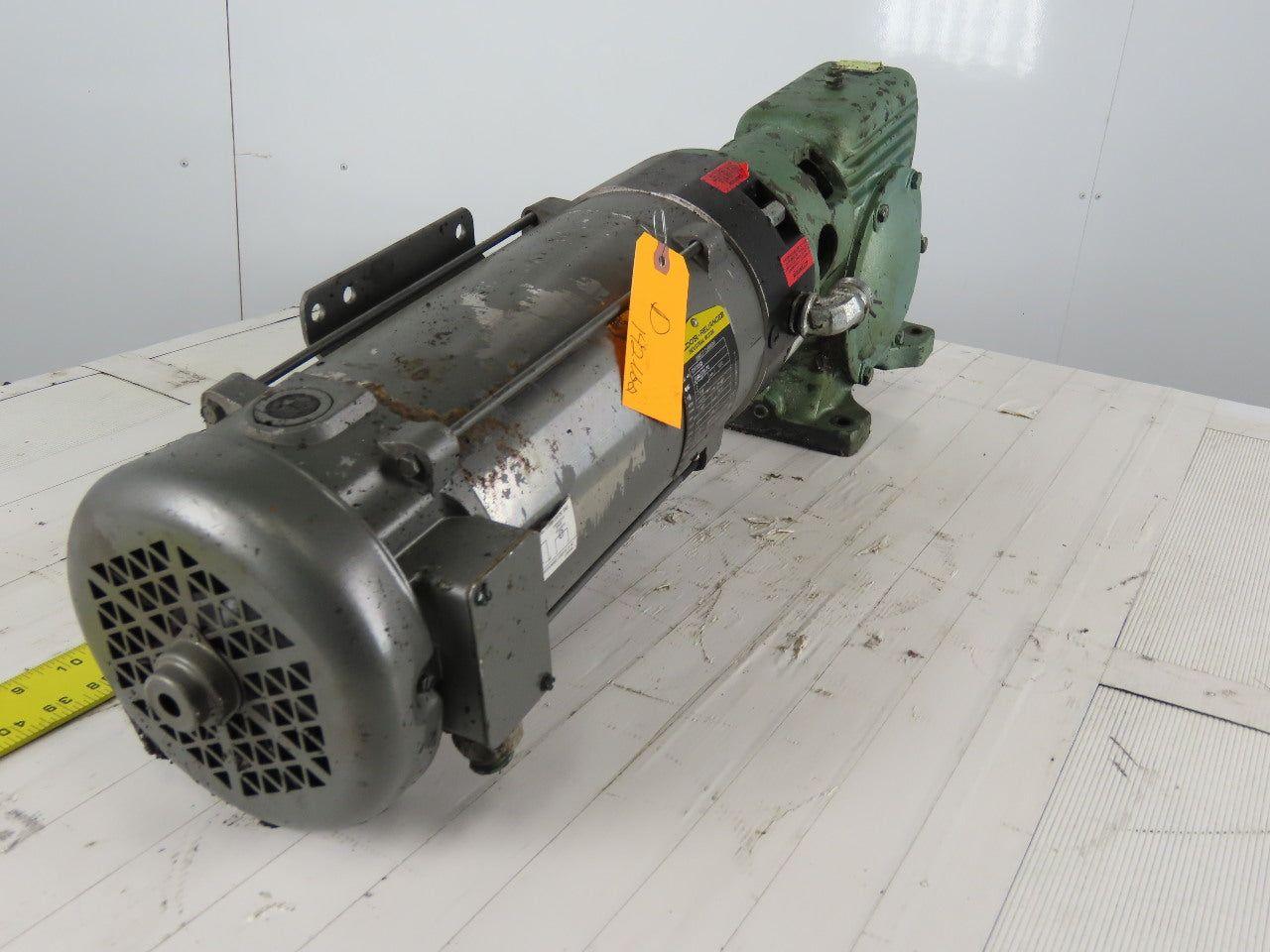 Perfection Gear MTL12683S 2Hp 180VDC Gear Motor 25:1 W/ERS49/180 Brake CDP3585