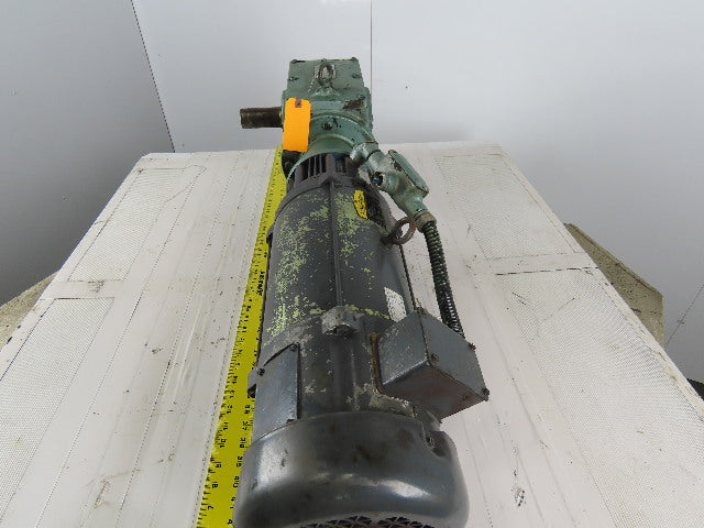 SEW-EURODRIVE S72LP145 3Hp 180VDC Gear Motor W/Brake 71.32:1 Ratio BaldorCDP3604