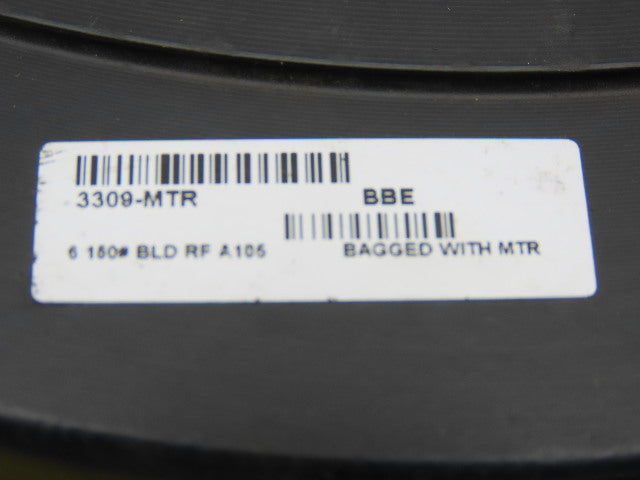 8 Bolt Low-Pressure Steel Unthreaded Pipe Flange Cap Pipe Size 6"