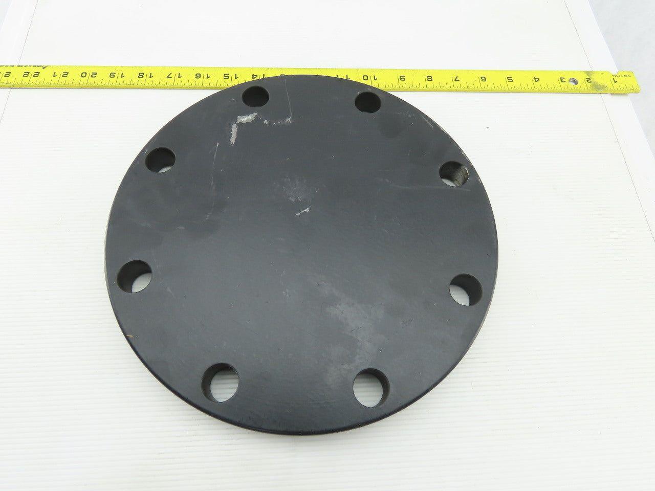 8 Bolt Low-Pressure Steel Unthreaded Pipe Flange Cap Pipe Size 6"
