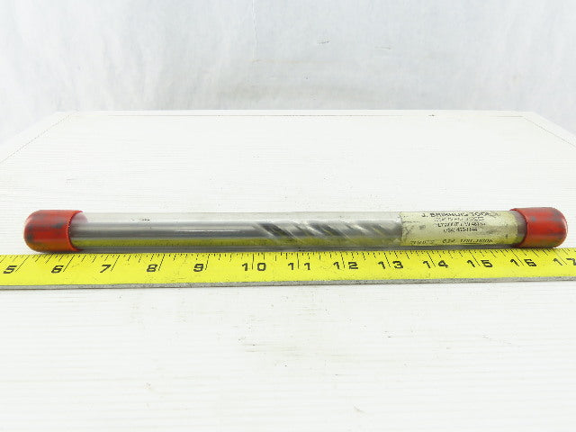 Brisbois 28529 15mm Carbide 2 Flute 118° Drill Tang Shank 12" OAL