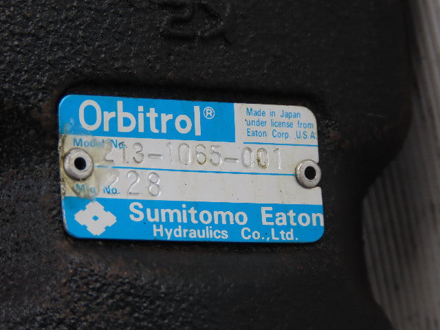 Orbitol 213-065-001 Hydraulic Steering Valve Control From a M50DSA CAT. Forklift