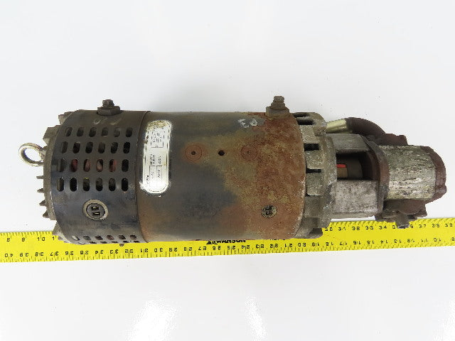 Electric Motor 36/48VDC W/Hydraulic Pump From a Hyster E60XM-33 ForkLift 8620081