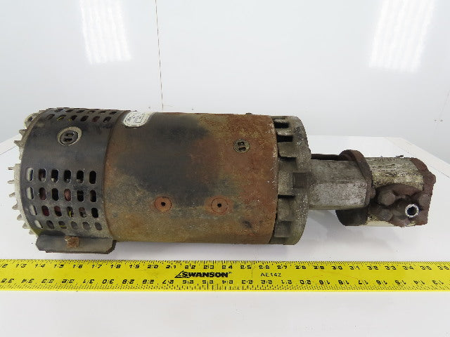 Electric Motor 36/48VDC W/Hydraulic Pump From a Hyster E60XM-33 ForkLift 8620081