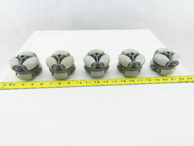 TRAPO All Side Roller 8mm Bore 54mm Wide Lot of 5