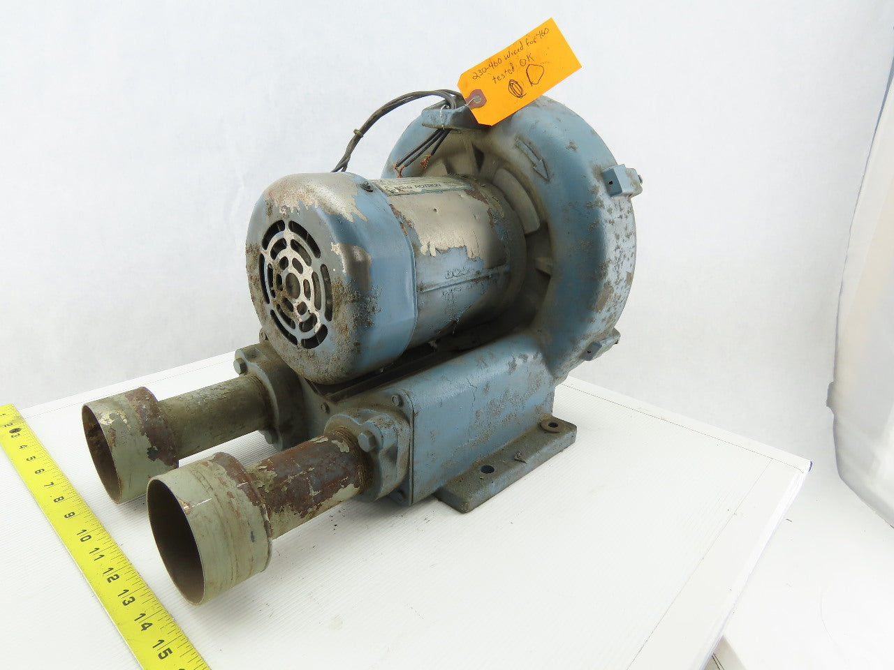 EG&G Rotron 036746 DR404BR72 3/4Hp Regenerative Vacuum Blower 230/460V 3Ph