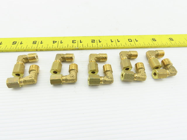 LEGRIS 0109 04 10 4mm Compression x Male BSPT Brass 90 Degree Elbow Lot of 10