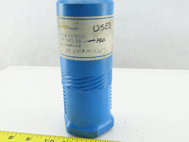 Command H4Y5AM025 HSK63A 25mm Shrink Fit Tool Holder 5" Projection