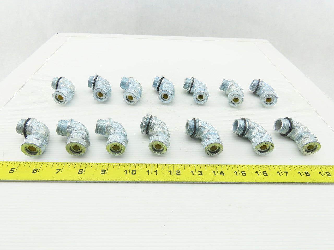 OZ Gedney 1/2" Cord Grip 90° 0.250-0.312 Lot of 14