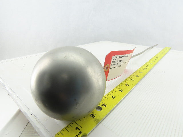 55-3-316 3" Dia. 316 Stainless Steel Float Ball W/ 1/4"x24" Long Rod