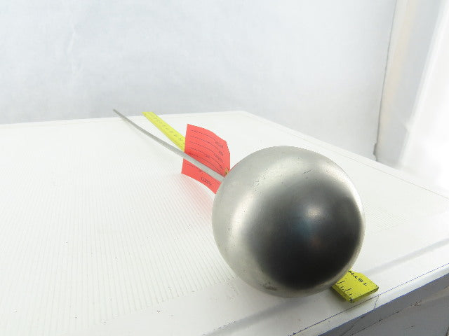 55-3-316 3" Dia. 316 Stainless Steel Float Ball W/ 1/4"x24" Long Rod