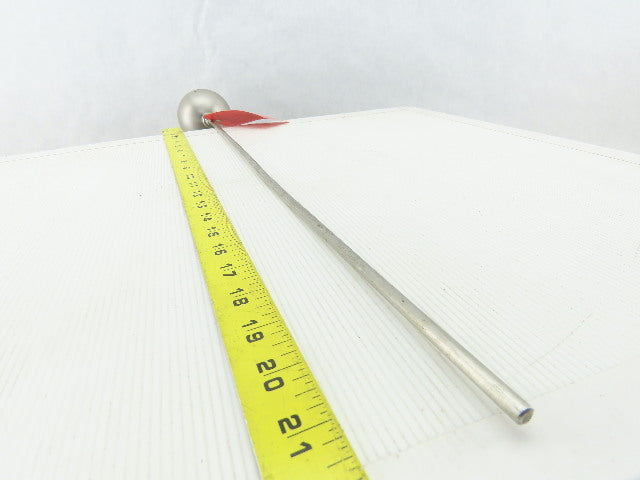 55-3-316 3" Dia. 316 Stainless Steel Float Ball W/ 1/4"x24" Long Rod