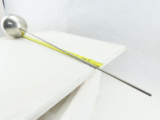 55-2-316L 5" Dia. 24Ga 316 Stainless Steel Float Ball W/ 1/4"x24" Long Rod