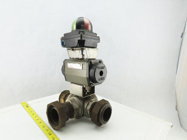 Durair II AP075N Pneumatic Actuator W/2" NPT 3 Way Valve
