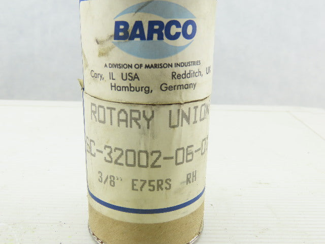 Barco BC-30002-06-01 Rotary Union RH E75