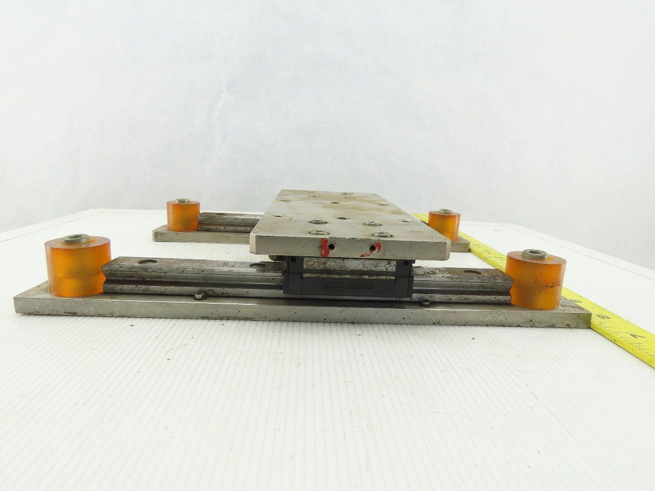 THK SSR20 Linear Guide Rail Assembly W/2 Bearings & 8-3/4" Rail