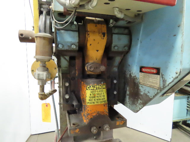 Federal Model 32 Ton OBI Mechanical Punch Press 3" Stroke 8" Throat 2Hp 3Ph