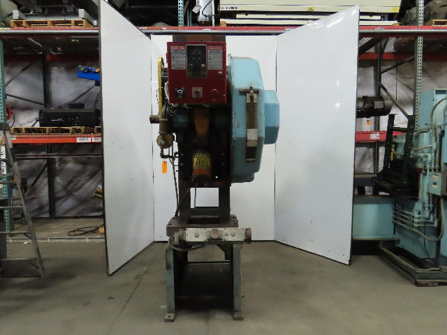 Federal Model 32 Ton OBI Mechanical Punch Press 3" Stroke 8" Throat 2Hp 3Ph