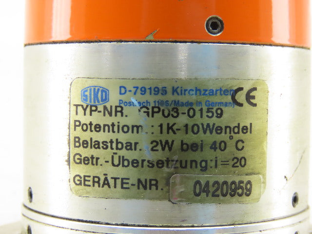 SIKO TYP-NR GP03-0159 Rotary Encoder