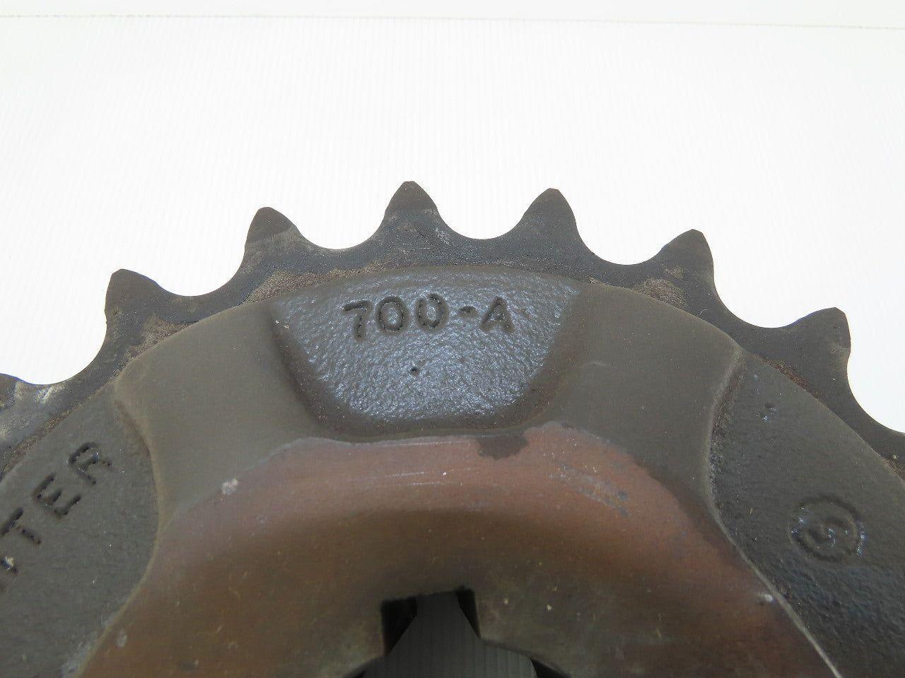 Morse 700-A Torque Limiter #100 Roller Chain Sprocket 22T 1.25" Pitch 2" Bore