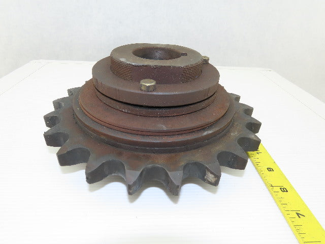 Morse 700-A Torque Limiter #100 Roller Chain Sprocket 22T 1.25" Pitch 2" Bore