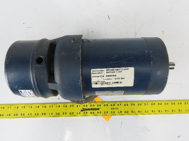 Speedtronics SPCBK100ETCXMPP 1 Hp Electric Motor 230/460V 3Ph 1740RPM W/Brake