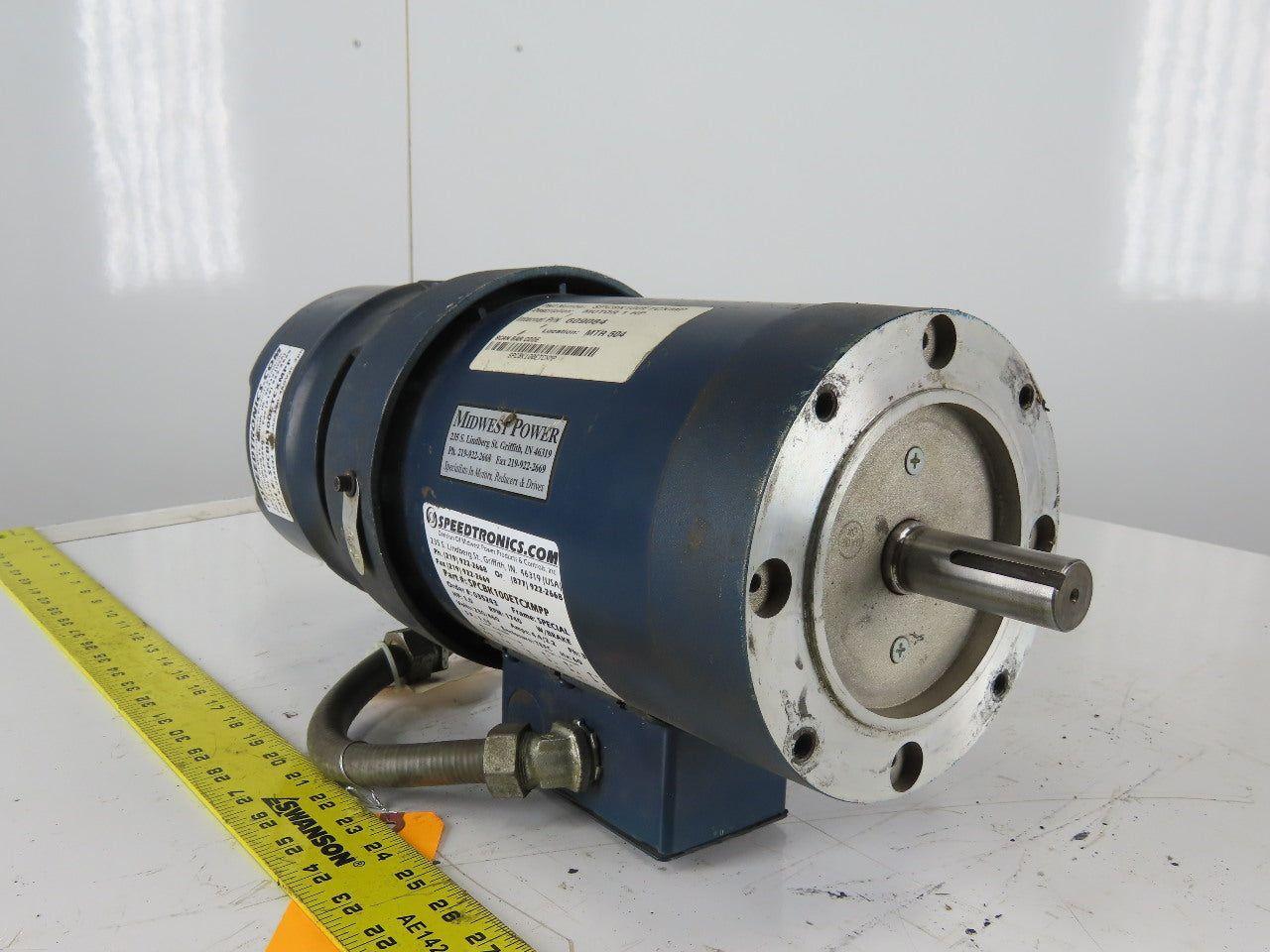 Speedtronics SPCBK100ETCXMPP 1 Hp Electric Motor 230/460V 3Ph 1740RPM W/Brake
