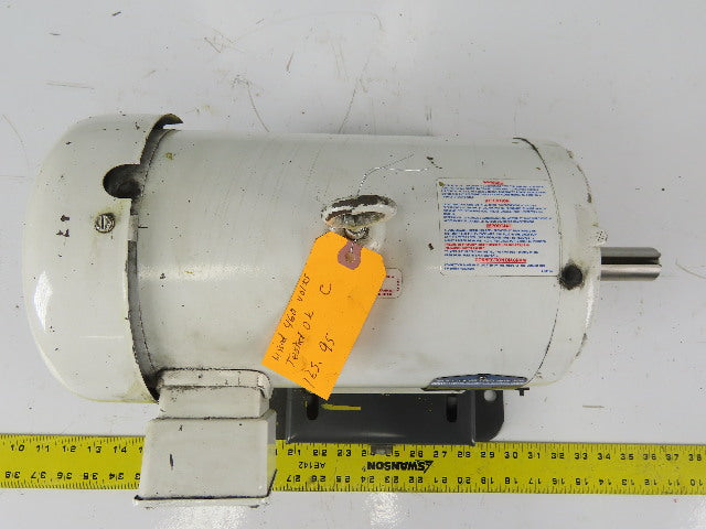 Baldor EWDM3615T 5Hp Wash Down Duty Electric Motor 208/230/460V 3Ph 184T Frame