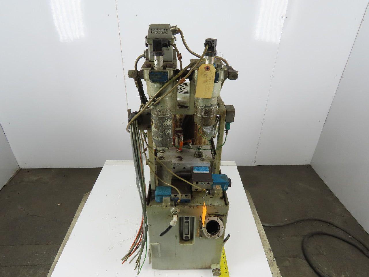 2Hp 19 Gallon Hydraulic Power Unit 208- 230/460V 3Ph W/ZSPG4D-10U Pump