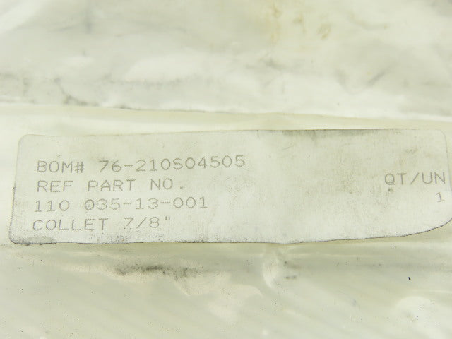 110 035-13-001 Collet 7/8"